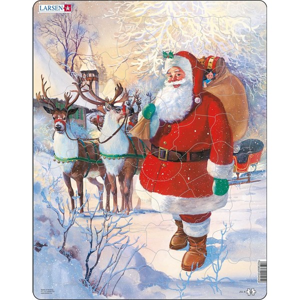 Larsen (JUL8) - "Santa Claus" - 50 brikker puslespil
