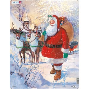 Larsen (JUL8) - "Santa Claus" - 50 brikker puslespil