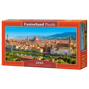 Castorland (B-060078) - "Panorama of Florence" - 600 brikker puslespil