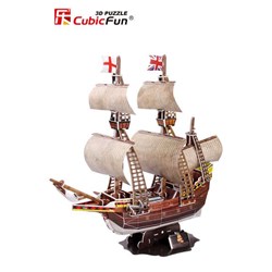 Cubic Fun (T4009H) - "May Flower" - 111 brikker puslespil