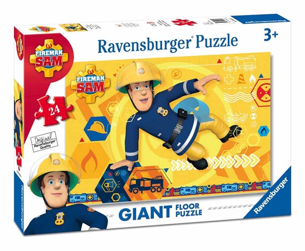 Ravensburger (05446) - "Fireman Sam" - 24 brikker puslespil