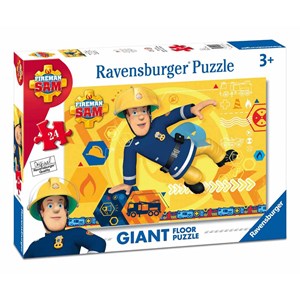 Ravensburger (05446) - "Fireman Sam" - 24 brikker puslespil