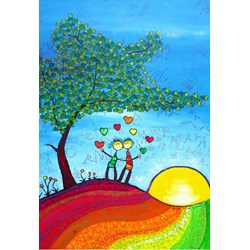 Grafika Kids (01719) - Anne Poire, Patrick Guallino: "Signes et Sillons de Bonheur" - 12 brikker puslespil