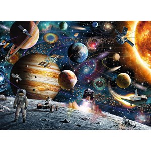 Ravensburger (09615) - Adrian Chesterman: "Outer Space" - 60 brikker puslespil