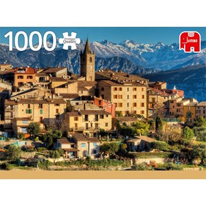 Jumbo (18831) - "Alps Near Cote d'Azur" - 1000 brikker puslespil