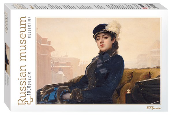 Step Puzzle (79215) - Ivan Kramskoj: "Unknown" - 1000 brikker puslespil