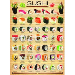 Eurographics (6000-0597) - "Sushi" - 1000 brikker puslespil