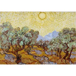 Grafika Kids (00340) - Vincent van Gogh: "Olive Trees, 1889" - 100 brikker puslespil