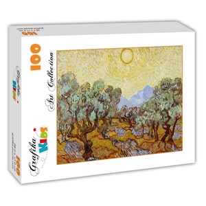 Grafika Kids (00340) - Vincent van Gogh: "Olive Trees, 1889" - 100 brikker puslespil