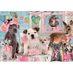 Jumbo (19352) - "Ægte kærlighed" - 1000 brikker puslespil