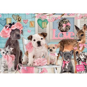 Jumbo (19352) - "Ægte kærlighed" - 1000 brikker puslespil