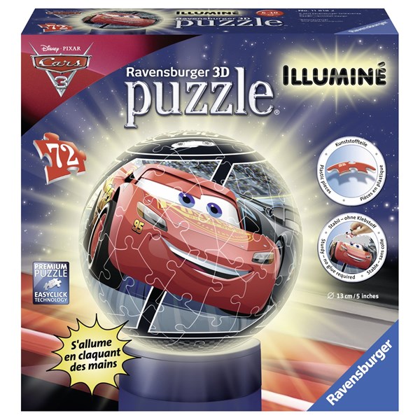 Ravensburger (11818) - "Cars 3" - 72 brikker puslespil