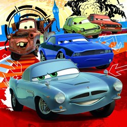 Ravensburger (07258) - "Cars" - 25 36 49 brikker puslespil