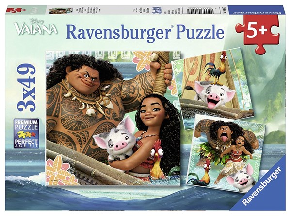 Ravensburger (08004) - "Vaianas voyage" - 49 brikker puslespil