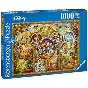 Ravensburger (15266) - "Disney's Magical World" - 1000 brikker puslespil
