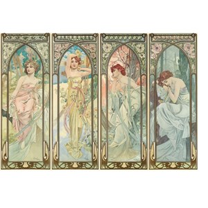Puzzle Michele Wilson (A484-350) - Alphonse Mucha: "Alfons Mucha" - 350 brikker puslespil