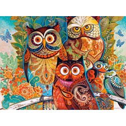 Castorland (C-200535) - David Galchutt: "Owls" - 2000 brikker puslespil