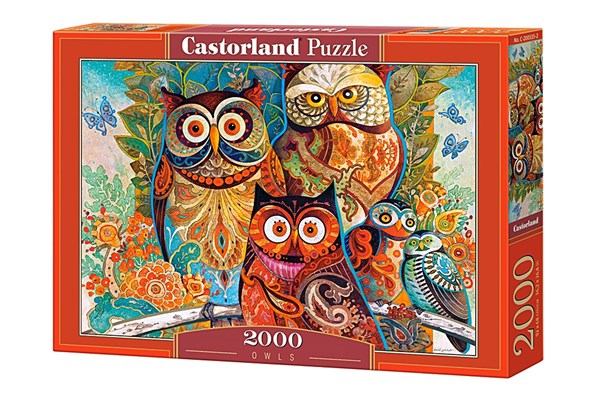 Castorland (C-200535) - David Galchutt: "Owls" - 2000 brikker puslespil