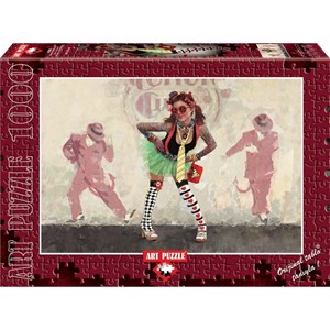 Art Puzzle (4355) - "Devil or Angel?" - 1000 brikker puslespil