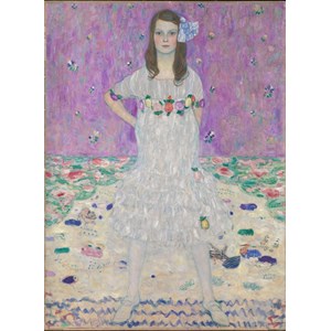 Grafika (00485) - Gustav Klimt: "Mäda Primavesi, 1912" - 300 brikker puslespil