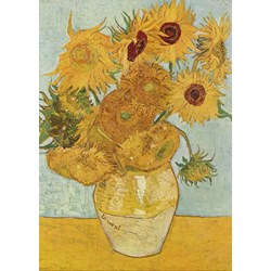 Grafika Kids (00208) - Vincent van Gogh: "Vase with 12 sunflowers, 1888" - 24 brikker puslespil