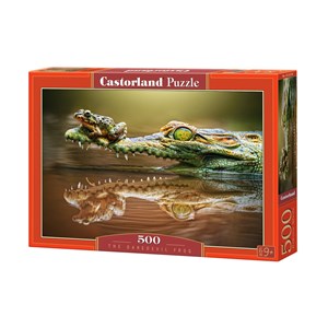 Castorland (B-52318) - "The Daredevil Frog" - 500 brikker puslespil
