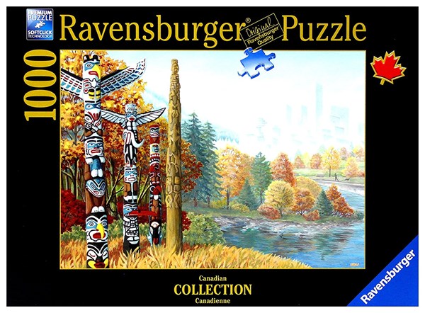 Ravensburger (19625) - "Når to verdener mødes" - 1000 brikker puslespil
