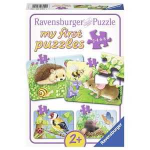Ravensburger (06952) - "Sweet Gardeners" - 2 4 6 8 brikker puslespil