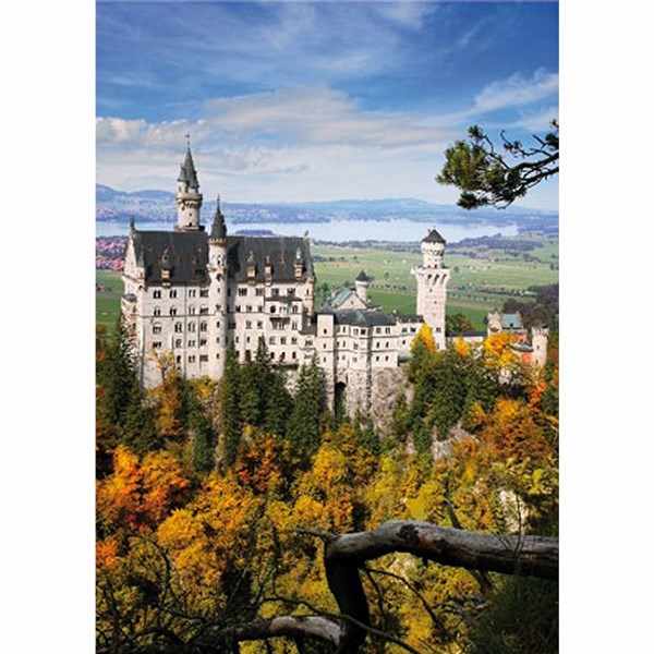 D-Toys (62154-EC14) - "Neuschwansstein Castle" - 1000 brikker puslespil