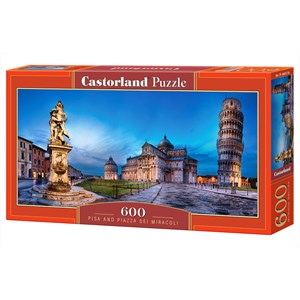 Castorland (B-060276) - "Pisa and Piazza dei Miracoli" - 600 brikker puslespil