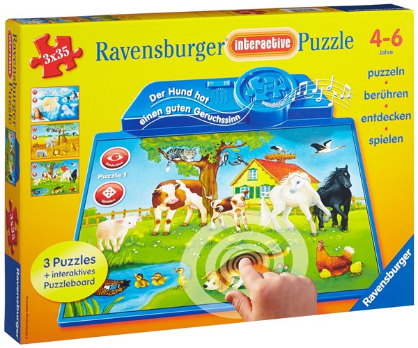 Ravensburger (07501) - "Animals of the World" - 35 brikker puslespil