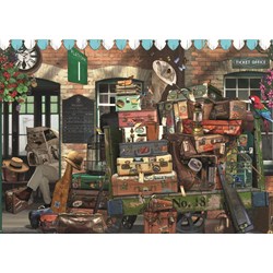 Falcon (11118) - "At the Station" - 500 brikker puslespil