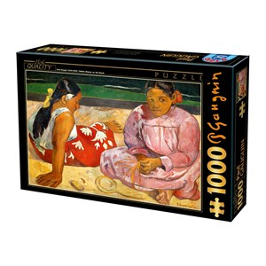 D-Toys (72818-1) - Paul Gauguin: "Tahitian Women on the Beach" - 1000 brikker puslespil