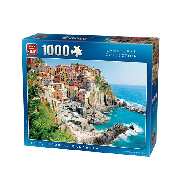 King International (05199) - "Manarola, Italy" - 1000 brikker puslespil