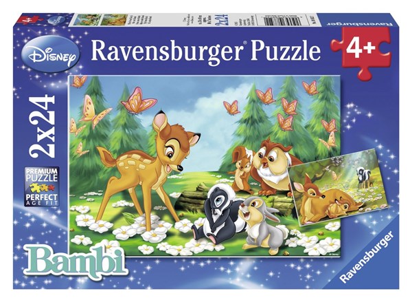 Ravensburger (08852) - "Bambi" - 24 brikker puslespil