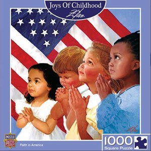 MasterPieces (71246) - "Faith in America" - 1000 brikker puslespil