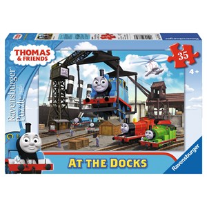 Ravensburger (08730) - "At the Docks" - 35 brikker puslespil