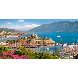 Castorland (C-400157) - "Bodrum Marina, Turkish Riviera" - 4000 brikker puslespil