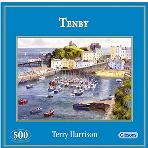 Gibsons (G3038) - "Tenby, Wales" - 500 brikker puslespil