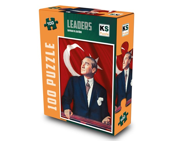KS Games (11170) - "Bayrak Ve Atatürk" - 100 brikker puslespil