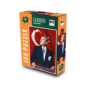 KS Games (11170) - "Bayrak Ve Atatürk" - 100 brikker puslespil