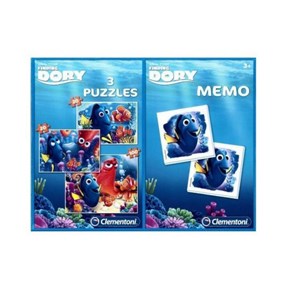 Clementoni (07811) - "Dory + Memo - Nemo" - 20 100 brikker puslespil