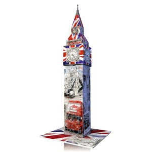 Ravensburger (12582) - "Big Ben, Flag Edition" - 216 brikker puslespil