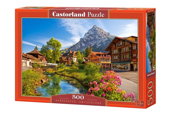 Castorland (B-52363) - "Kandersteg, Switzerland" - 500 brikker puslespil