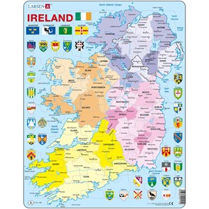 Larsen (K15) - "Ireland Political" - 48 brikker puslespil