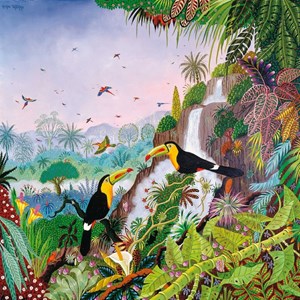 Puzzle Michele Wilson (A942-350) - Alain Thomas: "Keel-billed Toucan" - 350 brikker puslespil