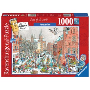 Ravensburger (19789) - "Amsterdam in Winter" - 1000 brikker puslespil