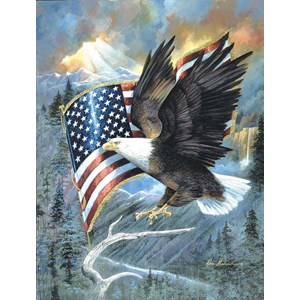 SunsOut (CL59012) - Ruane Manning: "American Eagle" - 500 brikker puslespil