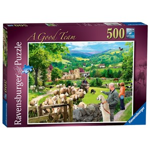 Ravensburger (14688) - "A Good Team" - 500 brikker puslespil