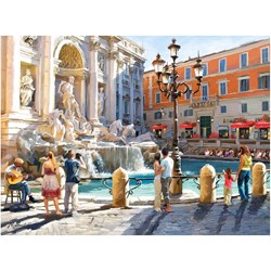 Castorland (C-300389) - Richard Macneil: "The Trevi Fountain" - 3000 brikker puslespil